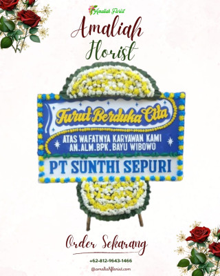 Papan Bunga Duka di Rawa Sari