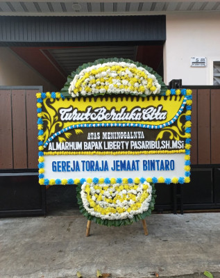Papan Bunga Duka di Rawa Sari
