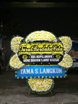 Papan Bunga Duka di Rawa Sari