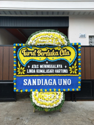 Papan Bunga Duka di Rawa Sari